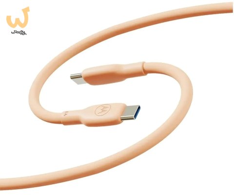 Motorola Silicone Cable C-C 5A 2m, Peach Fuzz