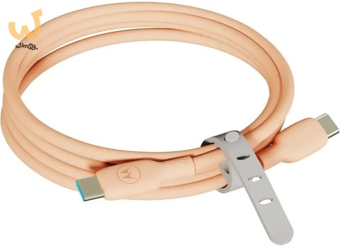 Motorola Silicone Cable C-C 5A 2m, Peach Fuzz Motorola Silicone Cable C-C 5A 2m, Peach Fuzz