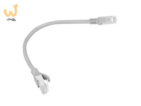 Patchcord UTP Lanberg PCU5-10CC-0025-S (RJ45 - RJ45 ; 0,25m; UTP; kat. 5e; kolor szary) Patchcord UTP Lanberg PCU5-10CC-0025-S (RJ45 - RJ45 ; 0,25m; UTP; kat. 5e; kolor szary)