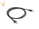 Patchcord UTP Lanberg PCU6-10CC-0100-BK (RJ45 - RJ45 ; 1m; UTP; kat. 6; kolor czarny)