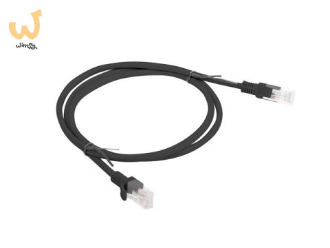 Patchcord UTP Lanberg PCU6-10CC-0100-BK (RJ45 - RJ45 ; 1m; UTP; kat. 6; kolor czarny) Patchcord UTP Lanberg PCU6-10CC-0100-BK (RJ45 - RJ45 ; 1m; UTP; kat. 6; kolor czarny)