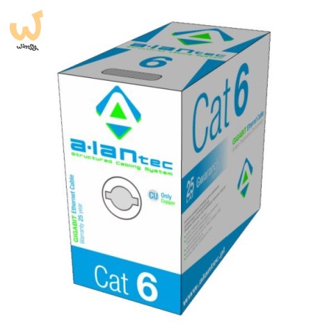 ALANTEC Kabel sieciowy LINKA U/UTP kat.6 PVC Eca 305m ALANTEC Kabel sieciowy LINKA U/UTP kat.6 PVC Eca 305m