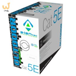 ALANTEC Kabel sieciowy U/UTP kat.5e PE ZEWNĘTRZNY ŻELOWANY 305m