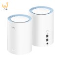 Access Point CUDY M1200 (2-Pack) AC1200 Dual Band Wi-Fi 2x 10/100Mbps Mesh