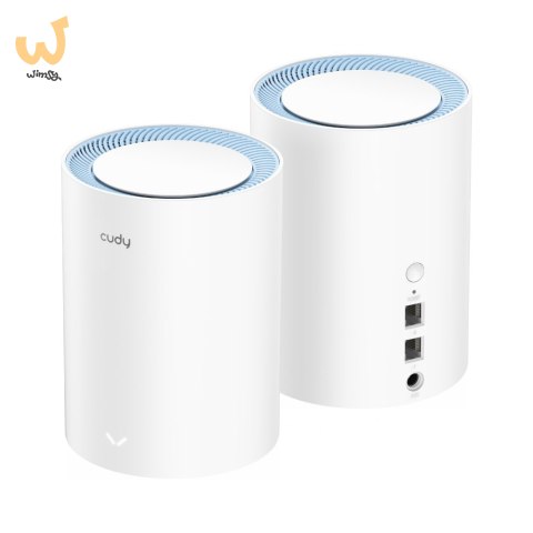 Access Point CUDY M1200 (2-Pack) AC1200 Dual Band Wi-Fi 2x 10/100Mbps Mesh Access Point CUDY M1200 (2-Pack) AC1200 Dual Band Wi-Fi 2x 10/100Mbps Mesh