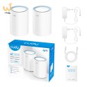 Access Point CUDY M1200 (2-Pack) AC1200 Dual Band Wi-Fi 2x 10/100Mbps Mesh