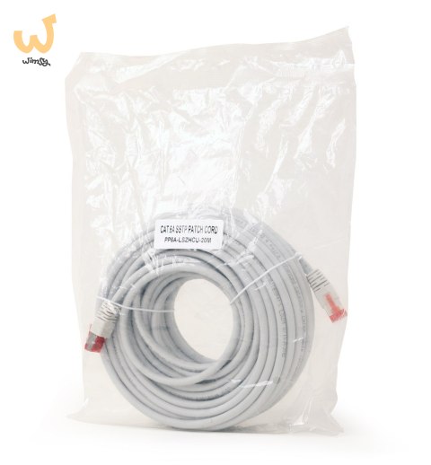 GEMBIRD PATCHCORD SFTP RJ45 KAT.6A LSZH 20M SZARY GEMBIRD PATCHCORD SFTP RJ45 KAT.6A LSZH 20M SZARY