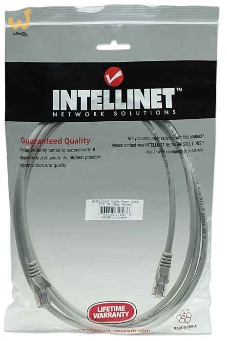 INTELLINET PATCHCORD CAT5E UTP 2M SZARY 100% MIEDŹ 318976 INTELLINET PATCHCORD CAT5E UTP 2M SZARY 100% MIEDŹ 318976