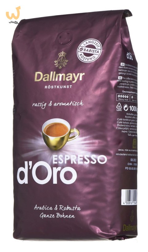 KAWA ZIARNISTA DALLMAYR ESPRESSO D'ORO 1000 G KAWA ZIARNISTA DALLMAYR ESPRESSO D'ORO 1000 G