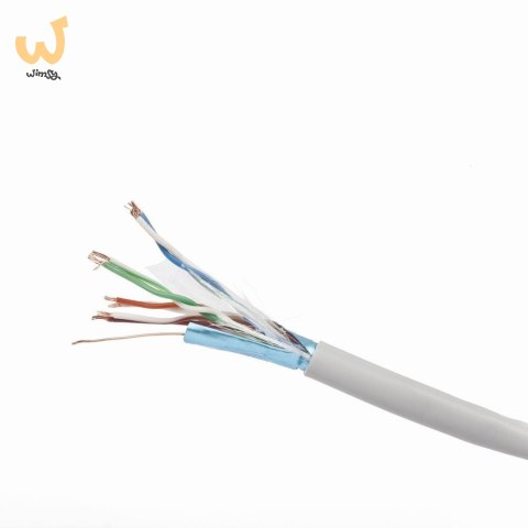Kabel sieciowy GEMBIRD FPC-5004E-L/100 (F/FTP; 100m; kat. 5e; kolor szary) Kabel sieciowy GEMBIRD FPC-5004E-L/100 (F/FTP; 100m; kat. 5e; kolor szary)