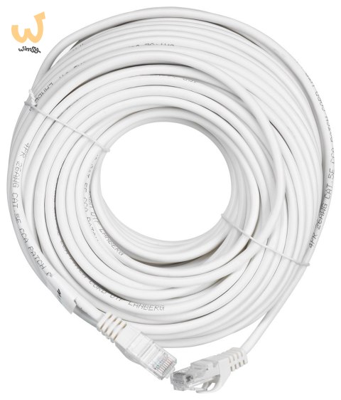 LANBERG PATCHCORD UTP KAT.5E 30M BIAŁY (FLUKE PASSED) PCU5-10CC-3000-W LANBERG PATCHCORD UTP KAT.5E 30M BIAŁY (FLUKE PASSED) PCU5-10CC-3000-W