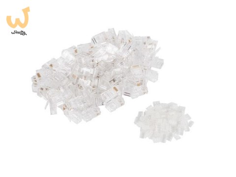 LANBERG WTYK SIECIOWY RJ45 (8P8C) KAT.6 UTP (100SZT) Z PROWADNICĄ DO LINKI I DRUTU LANBERG WTYK SIECIOWY RJ45 (8P8C) KAT.6 UTP (100SZT) Z PROWADNICĄ DO LINKI I DRUTU