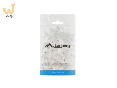LANBERG WTYK SIECIOWY RJ45 (8P8C) KAT.6 UTP (100SZT) Z PROWADNICĄ DO LINKI I DRUTU LANBERG WTYK SIECIOWY RJ45 (8P8C) KAT.6 UTP (100SZT) Z PROWADNICĄ DO LINKI I DRUTU