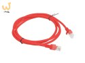 PATCHCORD KAT.5E UTP 1.5M CZERWONY FLUKE PASSED LANBERG 10-PACK