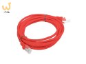 PATCHCORD KAT.5E UTP 3M CZERWONY FLUKE PASSED LANBERG 10-PACK