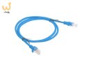 PATCHCORD KAT.6 UTP 1M NIEBIESKI FLUKE PASSED LANBERG 10-PACK