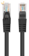 PATCHCORD KAT.6 UTP 2M CZARNY FLUKE PASSED LANBERG 10-PACK