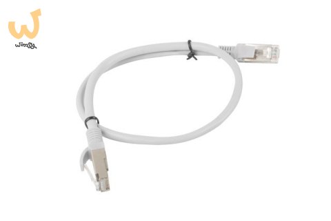 Patchcord UTP Lanberg PCU5-10CC-0050-S (RJ45 - RJ45 ; 0,50m; UTP; kat. 5e; kolor szary) Patchcord UTP Lanberg PCU5-10CC-0050-S (RJ45 - RJ45 ; 0,50m; UTP; kat. 5e; kolor szary)