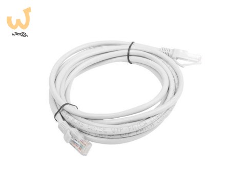 Patchcord UTP Lanberg PCU5-10CC-0300-S (RJ45 - RJ45 ; 3m; UTP; kat. 5e; kolor szary) Patchcord UTP Lanberg PCU5-10CC-0300-S (RJ45 - RJ45 ; 3m; UTP; kat. 5e; kolor szary)