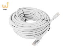 Patchcord UTP Lanberg PCU5-10CC-1500-S (RJ45 - RJ45 ; 15m; UTP; kat. 5e; kolor szary)