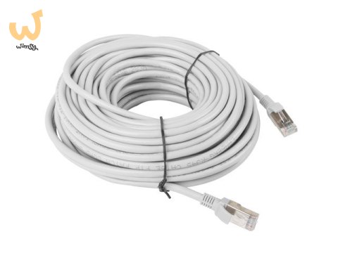 Patchcord UTP Lanberg PCU5-10CC-2000-S (RJ45 - RJ45 ; 20m; UTP; kat. 5e; kolor szary) Patchcord UTP Lanberg PCU5-10CC-2000-S (RJ45 - RJ45 ; 20m; UTP; kat. 5e; kolor szary)