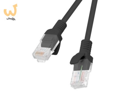 Patchcord UTP Lanberg PCU6-10CC-0500-BK (RJ45 - RJ45 ; 5m; UTP; kat. 6; kolor czarny) Patchcord UTP Lanberg PCU6-10CC-0500-BK (RJ45 - RJ45 ; 5m; UTP; kat. 6; kolor czarny)