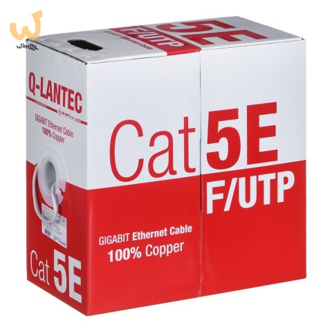 Q-LANTEC Kabel sieciowy FTP kat.5e PVC Eca 305m Q-LANTEC Kabel sieciowy FTP kat.5e PVC Eca 305m