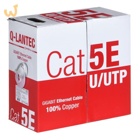 Q-LANTEC Kabel sieciowy UTP kat.5e PVC Eca 305m Q-LANTEC Kabel sieciowy UTP kat.5e PVC Eca 305m