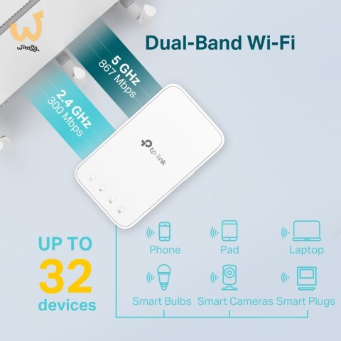 Wzmacniacz sygnału WiFi TP-LINK RE300 Wzmacniacz sygnału WiFi TP-LINK RE300
