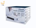 GEMBIRD SWITCH DESKTOP GIGABIT LAN (5X 10/100/1000MBPS) BIAŁY