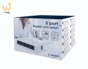 GEMBIRD SWITCH DESKTOP GIGABIT LAN (5X 10/100/1000MBPS) BIAŁY