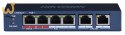 SWITCH POE HIKVISION DS-3E0106HP-E 6-PORTOWY