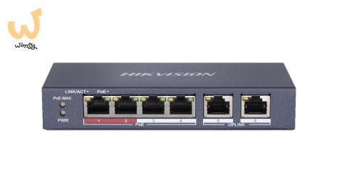 SWITCH POE HIKVISION DS-3E0106P-E/M 6-PORTOWY SWITCH POE HIKVISION DS-3E0106P-E/M 6-PORTOWY