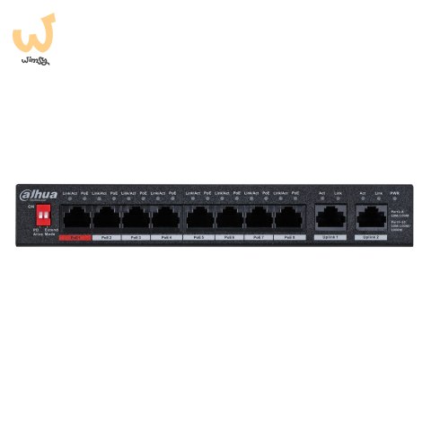 SWITCH POE PFS3010-8ET-96-V2 8-PORTOWY DAHUA SWITCH POE PFS3010-8ET-96-V2 8-PORTOWY DAHUA