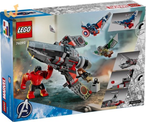 LEGO 76292 Marvel Kapitan Ameryka kontra Czerwony Hulk LEGO 76292 Marvel Kapitan Ameryka kontra Czerwony Hulk