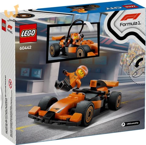 LEGO CITY 60442 F1 Kierowca i bolid McLaren LEGO CITY 60442 F1 Kierowca i bolid McLaren
