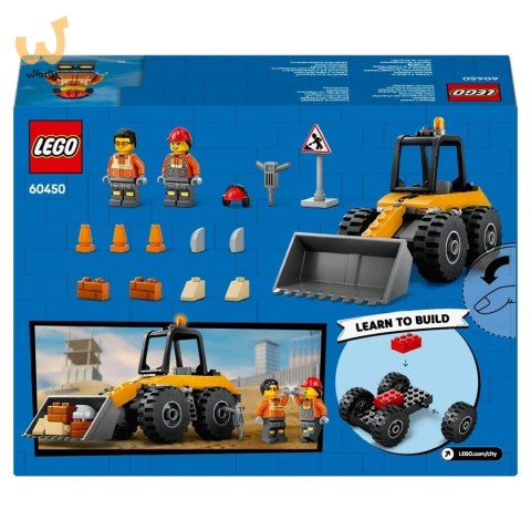 LEGO CITY 60450 Żółta ładowarka kołowa LEGO CITY 60450 Żółta ładowarka kołowa