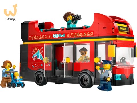LEGO City 60407 Czerwony, piętrowy autokar LEGO City 60407 Czerwony, piętrowy autokar