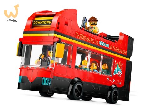 LEGO City 60407 Czerwony, piętrowy autokar LEGO City 60407 Czerwony, piętrowy autokar