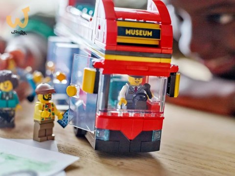 LEGO City 60407 Czerwony, piętrowy autokar LEGO City 60407 Czerwony, piętrowy autokar