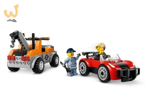 LEGO City 60435 Samochód pomocy drogowej i naprawa sportowego auta LEGO City 60435 Samochód pomocy drogowej i naprawa sportowego auta