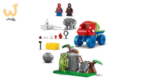 LEGO MARVEL SUPER HEROES 11199 Misja ratunkowa zespołu Spidey'ego w dinoterenówce LEGO MARVEL SUPER HEROES 11199 Misja ratunkowa zespołu Spidey'ego w dinoterenówce