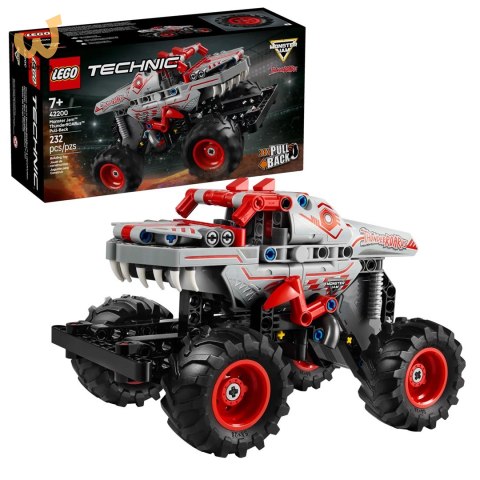 LEGO TECHNIC 42200 Monster Jam™ ThunderROARus™ z napędem typu pull-back LEGO TECHNIC 42200 Monster Jam™ ThunderROARus™ z napędem typu pull-back