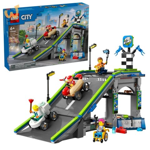 LEGO CITY 60460 Bez granic: tor z rampami dla wyścigówek LEGO CITY 60460 Bez granic: tor z rampami dla wyścigówek