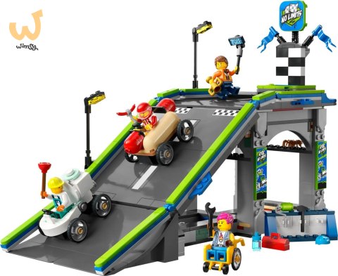 LEGO CITY 60460 Bez granic: tor z rampami dla wyścigówek LEGO CITY 60460 Bez granic: tor z rampami dla wyścigówek