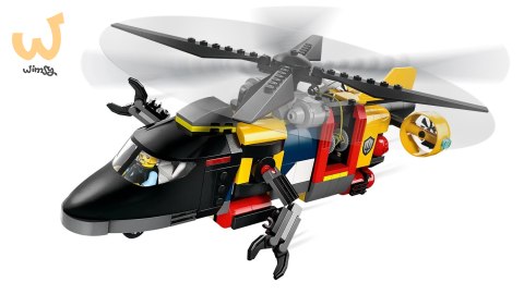 LEGO CITY 60462 Zestaw z helikopterem, wozem strażackim i łodzią podwodną LEGO CITY 60462 Zestaw z helikopterem, wozem strażackim i łodzią podwodną