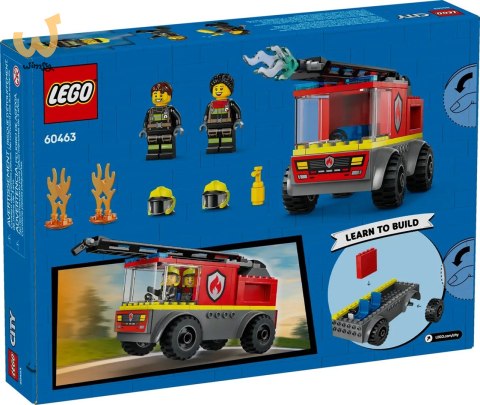 LEGO CITY 60463 Wóz strażacki z drabiną LEGO CITY 60463 Wóz strażacki z drabiną