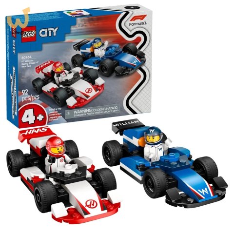 LEGO CITY 60464 F1 Bolidy Williams Racing i Haas F1 LEGO CITY 60464 F1 Bolidy Williams Racing i Haas F1