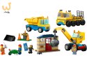 LEGO City 60391 Ciężarówki i dźwig z kulą wyburzeniową