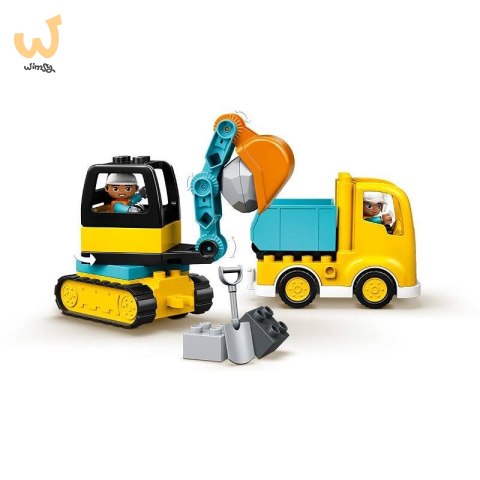LEGO DUPLO 10931 Ciężarówka i koparka gąsienicowa LEGO DUPLO 10931 Ciężarówka i koparka gąsienicowa